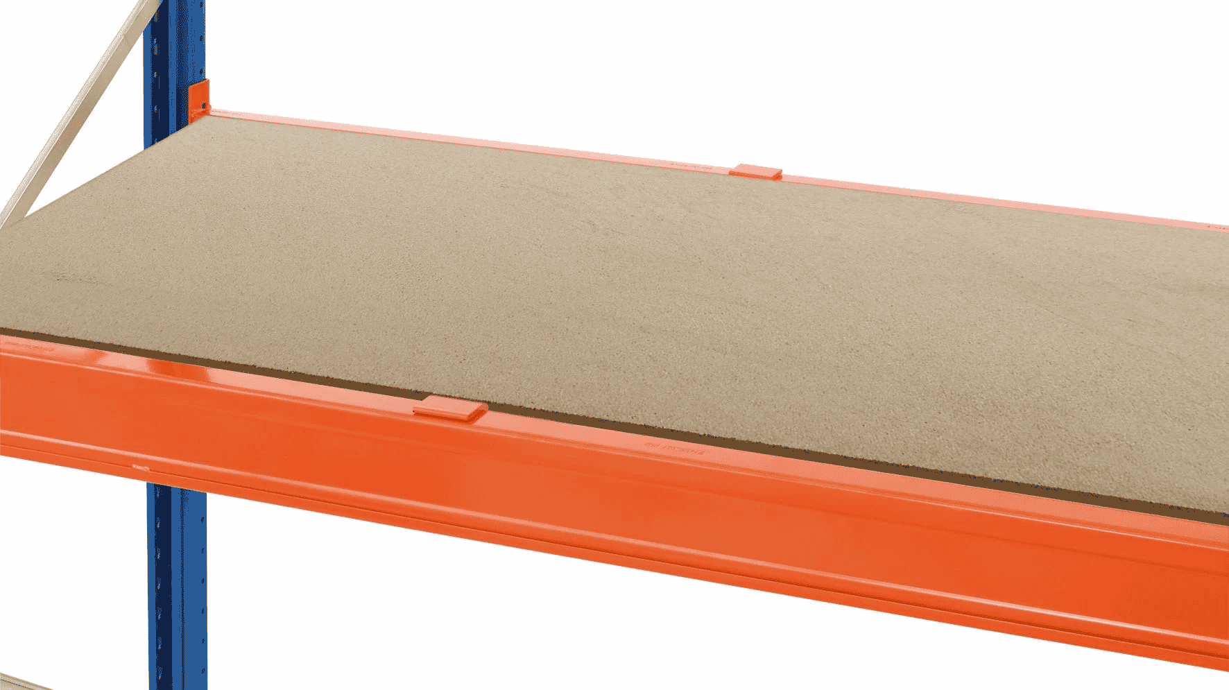 Spanplatte für Palettenregal 950x1100x38 mm inkl. 2 versenkte Tiefenauflagen
